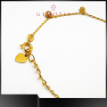 Wholesale Customized Jewelry Fashion Charm Chain Rubber Bracelet for Women